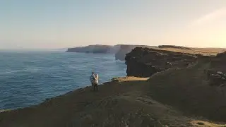 Stephen + Brittany Engagement Cliffs of Moher - Ireland