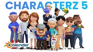 Massive 3D character generator in Blender. What is inside?