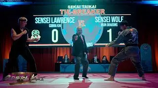Johnny vs Wolf Final Fight Scene (Part-1/3) [4K UHD] | Cobra Kai Season 6 | ClipsVerse
