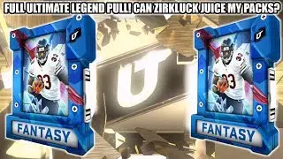 FULL ULTIMATE LEGEND PULL! CAN ZIRKLUCK JUICE MY PACKS? | MADDEN 20 ULTIMATE TEAM