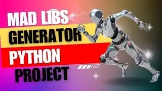 Python Project for beginners | Mad Libs generator | How to make MADLIB using Python