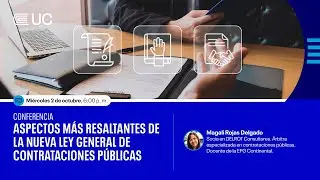 Conferencia: Aspectos más resaltantes de la nueva Ley General de Contrataciones Públicas
