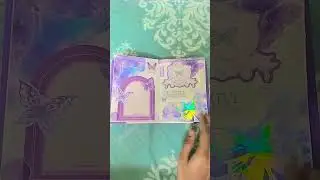 My purple butterfly theme journal 💜✨🫰🏻🫶🏻🫶🏻🦋🦋🦋##Flip through ## Subscribe ##