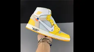 Off White Air Jordan 1 Canary Yellow 2020 HD Review