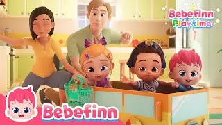 🚌 Let's Hop on A Box Bus Tour | Bebefinn Playtime | Musical Stories