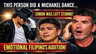 This man Danced Like Michael Jackson&hellip; Simon Cowell Was SHOCKED 😱 Emotional Pinoy Audition Goes Viral