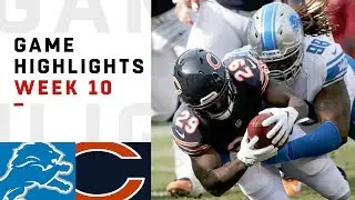 Lions vs. Bears Week 10 Highlights | NFL 2018