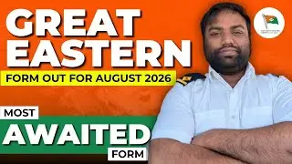 Great Eastern Form Out for August 2026 | Most Awaited From| DNS Sponsorship Form | IMUCET 