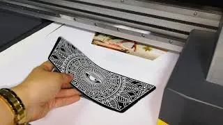 Leather printing machine UV printer FocusInc all purpose Uv flatbed printer for glass metal wood