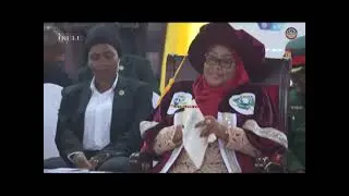 DR SAMIA AVUTIWA NA MAHAFALI YA SUZA/ ATOA WASIA WAHITIMU