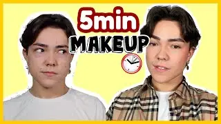 MON PREMIER MAKEUP NATUREL DE BOMBASS EN 5min !!!!!!