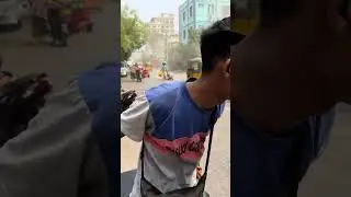 Moments after the M6.7 aftershock in Mandalay, Myanmar