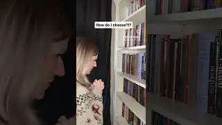 the dreaded TBR pick. How do you choose?! #bookreels #bookreaders #bookworm