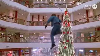 Holiday Mall Siege. Some malls have Santa. This one has a toy stock clerk