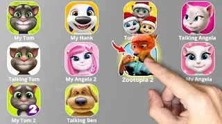 My Talking Tom,Zootopia 2,Roblox,My Hank,My Talking Angela 2,Talking Ben,Talking Angela,Tom Friends