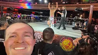 The WWE WrestleMania 39 Los Angeles Trip Me 2nd row at NJPW Impact Wrestling Multiverse Episode 6