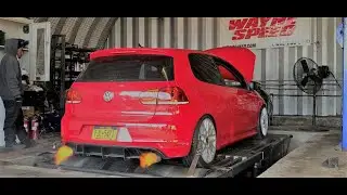 440whp MK6 GTI Big Turbo dyno runs
