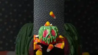 🍎 Easy Dollar Tree Craft ✨ Disney Poison Apple Halloween DIY #halloween #easycraft #diy