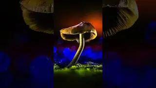 Creative Macro Lighting: RGB Bonsai 🍄📸  #macrophotography