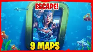 🥶9 BEST ESCAPE ROOM Creative Maps In Chapter 4| Fortnite Escape room Map CODES 2022🥵