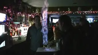 Flaming Lamborghini