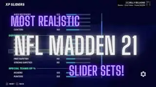 Best Madden 21 Sliders - Most Realistic Sliders
