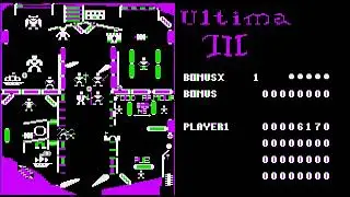 ATARI 8BIT XL XE COLOR Ultima III 3 PINBALL PCS PINBALL CONSTRUCTION SET NTSC ARTIFACT 400 800 600 1