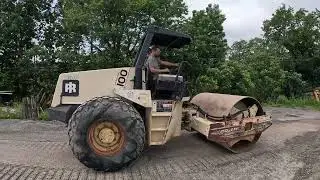 Lot 65 Ingersoll Rand 100 Vibratory Roller Selling At Virtual Auction 7/15/25