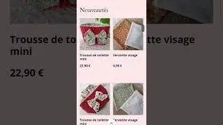 Des nouveaut&eacute;s chaque semaine ! #smallbusiness #artisanat #creative #accessories #sewing #lifestyle