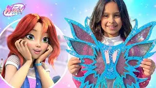 Fa&ccedil;a suas pr&oacute;prias ASAS DA BLOOM 🔥 Asas de fada f&aacute;ceis para o carnaval DIY | Winx Club