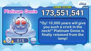 Disney Emoji Blitz PLATINUM GENIE (L3) - Aladdin - v60