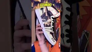 Uzumaki Naruto Custom Jordan 1 #shorts #sneakers #viral