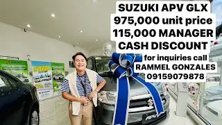 Pinakabagong Suzuki apv glx dual aircon 2026 model. #rammelgonzales #apv2026