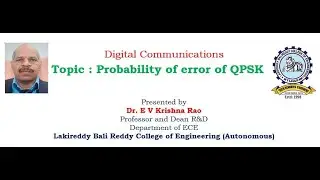 7 Probability of error of QPSK