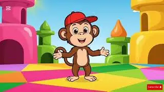 Learn Shapes with the Cute Monkey ⭐ | Fun Kids Movie and Kids Songs
