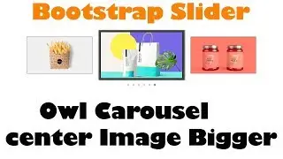 Bootstrap 4 Carousel Card Slider | How To Make A Slider With The Middle Item Is Bigger Than Others