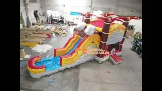 GWC-8 Inflatable Volcano wet dry combo commercial grade party rental