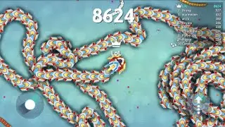 Snake.io Gameplay Pro | Reached Over 8500 points #littleyou