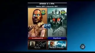 Playstation All-Stars Battle Royale 1v1s: IconSeanX15 Vs Sigidisos