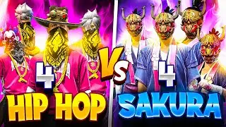 FIRST TIME REVENGE WITH 4 HIPHOP VS 4 SAKURA - GARENA FREE FIRE