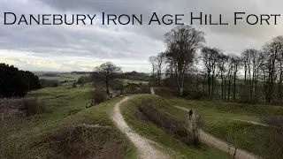 We went to Danebury Iron Age Hillfort - Near Stockbridge in Hampshie, England.  It Rained!