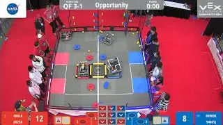 2019 VEX Worlds Opp QF3, 4082A, 8825A vs 88909x, 94065j