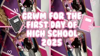 GRWM:FOR THE FIRST DAY OF SCHOOL *FRESHMAN YEAR! 🤍