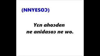 sing to Jehovah 152 (twi lyrics)