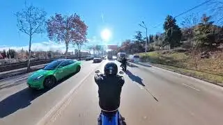 ბაიკერები და ბავშვები წინა საახალწლო გასეირნება