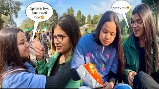 IGNORING PRANK ON HER 😰 ll Aaj to m gayi😑