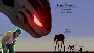 Monsters Size Comparison 2024 REACTION