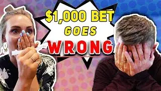 $1000 Bet With My WIFE GOES BAD! 👶🏼 💵 | Ellie And Jared