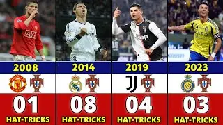 The Evolution of a GOAT 🐐 Cristiano Ronaldo Hat-Tricks Every Year (2002-2025)