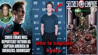 Chris Evans Return as Captain Hydra? Secret Empire Explained! 🐍🛡️#marvel #ytshorts #shorts 